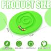 Seenelling Kids Maze Balance Board Plastic Wobble Rocker Balance Board with Mini Balls Load 170lb for Balancing Exercise Equipment Game Boys Girls Physical Therapy 18.5 x 14.57 Inch(Green,Round) view 2