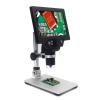 ZTBH Microscope Accessories Kit G1200 Digital Microscope 7 Inch Soldering Microscope LCD Display 1-1200X Amplification Microscope Microscope Slides(Power Supplies) view 4