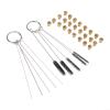 25 M6 Main Nozzles for Carburettor with Cleaning Brush For Scooter and Motorcycle Compatible view 1