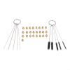 25 M6 Main Nozzles for Carburettor with Cleaning Brush For Scooter and Motorcycle Compatible view 2