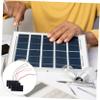 Happyyami 3pcs Mini Solar Panel Module DIY Solar Cell Kit for Camping Outdoor Use Portable Charging for Smartphones Tablets view 2