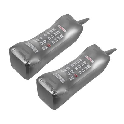 HOUDERCO 2pcs Inflatable Mobile Phone for Retro Cell Phone Prop for Role Play for Outdoor Activities Travel Enhances Imagination Communication Skills