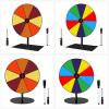 Adrosstoller Wheel Prize Game Turntable Draws Roulette Wheel Tabletop Prize Turntable for Party Teaching Activity Supermarkets Erasable Wheel Party Turn Plate view 3