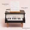 Le Toy Van Wooden Grand Piano  FSC Certified Sustainable Wood  Elegant Black with Gold Star Details  Includes Nursery Rhyme Music Sheets view 2