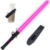 Gianby Light Sword Toy for Kids, Rechargeable Light Up Saber Set, LED Dual Light Sword with Belt Clip for Galaxy War Fighter Warriors, Halloween Cosplay Party Kid Gift, Christmas Birthday Present view 1