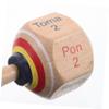 ERINGOGO Wooden Gyro for DIY Craft Spinning Top Portable Mexican Wooden Top for Birthday Parties Enhances for Family Gatherings and Decorative Use view 3