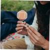ERINGOGO Wooden Gyro for DIY Craft Spinning Top Portable Mexican Wooden Top for Birthday Parties Enhances for Family Gatherings and Decorative Use view 4