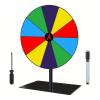 Adrosstoller Wheel Prize Game Turntable Draws Roulette Wheel Tabletop Prize Turntable for Party Teaching Activity Supermarkets Erasable Wheel Party Turn Plate view 1