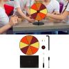 Adrosstoller Wheel Prize Game Turntable Draws Roulette Wheel Tabletop Prize Turntable for Party Teaching Activity Supermarkets Erasable Wheel Party Turn Plate view 2