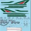 26Decals 72-246 1/72 Alitalia 727-243/Adv Laser Decal for Mach 2 for Plastic Model kit view 2
