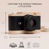 Le Toy Van Vintage Wooden Camera  FSC 100% Certified Sustainable Wood  Retro Kids Camera with Kaleidoscope Lens & Push Shutter view 4