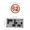 ERINGOGO 1 Set Bingo Game Wooden Bingo Number Cards Chess Pieces for Parties Family Gatherings and Events Props for Interactive Gameplay and Fun view 2