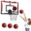 HONYGENAL 24 X 16 Inch Large Indoor Basketball Hoop for Kids Teens Adults, Over The Door Basketball Hoops with Electronic Scoreboard, Basketball Toys Birthday Gifts for Boys Girls view 1