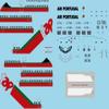 26Decals 72-245 1/72 TAP Air Portugal 727-282/Adv Laser Decal for Mach 2 for Plastic Model kit view 2