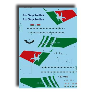 26Decals 72-234 1/72 Air Seychelles 707-324C for Aircraft