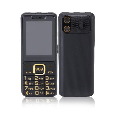 LICAEVEY Cell Phone for Seniors, 2.6in HD Display Unlocked Phones with SOS & Flashlight, 2500mAh Easy to Use Dumb Phone with Loud Volume, Voice Recorder, 3 Card Slots (Black)