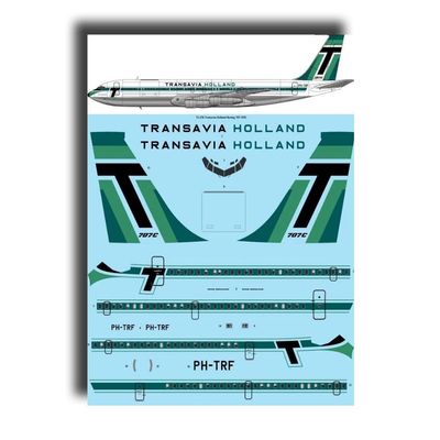 26Decals 72-278 1/72 Transavia Holland 707-355C Decal for Plastic Model kit