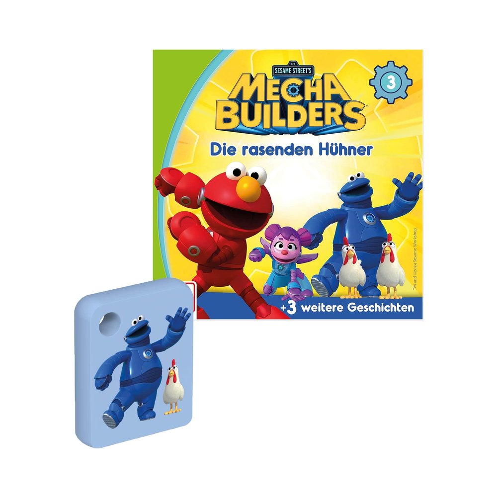 Galakto Audio Token: Mecha Builders - The raging chickens, radio play for children from 3 years, playtime approx. 57 minutes
