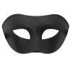 AVMBC Black Masquerade Mask,Halloween Costumes Accessories Half Mask for Halloween Cosplay Dress Up view 1