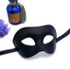 AVMBC Black Masquerade Mask,Halloween Costumes Accessories Half Mask for Halloween Cosplay Dress Up view 3