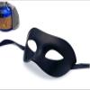 AVMBC Black Masquerade Mask,Halloween Costumes Accessories Half Mask for Halloween Cosplay Dress Up view 4