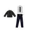1/12 Action Figure Clothes,Leather Jacket 3-piece Set for 6" Action Figures,1:12 Scale mininature Clothing Suit. (3-piece Set) view 1