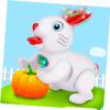 QUMIIRITY 1pc Electric Rabbit Model Interactive Musical Bunny for Safe Educational Plaything with Lights Fun Cartoon Design to Enhance Cognitive Skills for Boys Random Color view 4