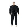 1/12 Action Figure Clothes,3 Pieces Set(Jacket Coat,T Shirt and Pant),Miniature Clothing for 6" Action Figure Body,1:12 Scale Figure Clothes (Black-Jacket Suit) view 1