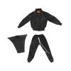 1/12 Action Figure Clothes,3 Pieces Set(Jacket Coat,T Shirt and Pant),Miniature Clothing for 6" Action Figure Body,1:12 Scale Figure Clothes (Black-Jacket Suit) view 2