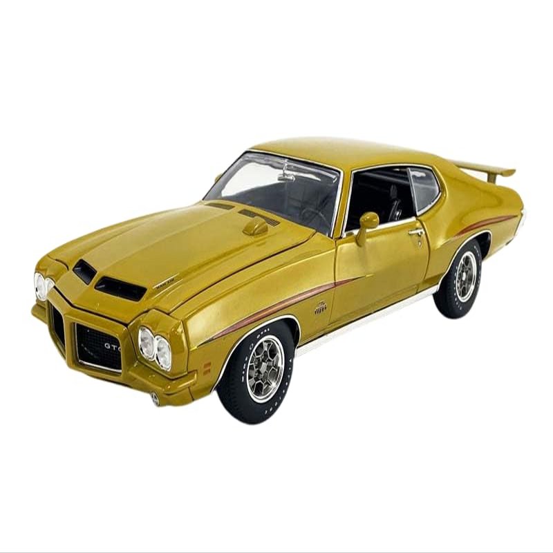 1971 GTO Judge Quezal Gold Metallic Limited Edition to 366 Pieces Worldwide 1/18 Diecast Model Car by Acme A1801225