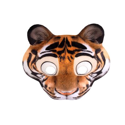 Aiffort 1Pcs Tiger Half Face Mask Funny Tiger Mask Cosplay Tiger Masks for Halloween Masquerade Party Costume Cosplay Props