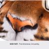 Aiffort 1Pcs Tiger Half Face Mask Funny Tiger Mask Cosplay Tiger Masks for Halloween Masquerade Party Costume Cosplay Props view 3