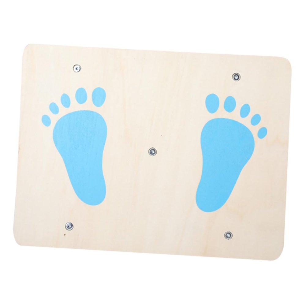 COOLHIYA 1Pc Wooden Balance Board Durable Thick Solid Training for Fun and Engaging Exercise Slip Design for Kindergarten and Playtime
