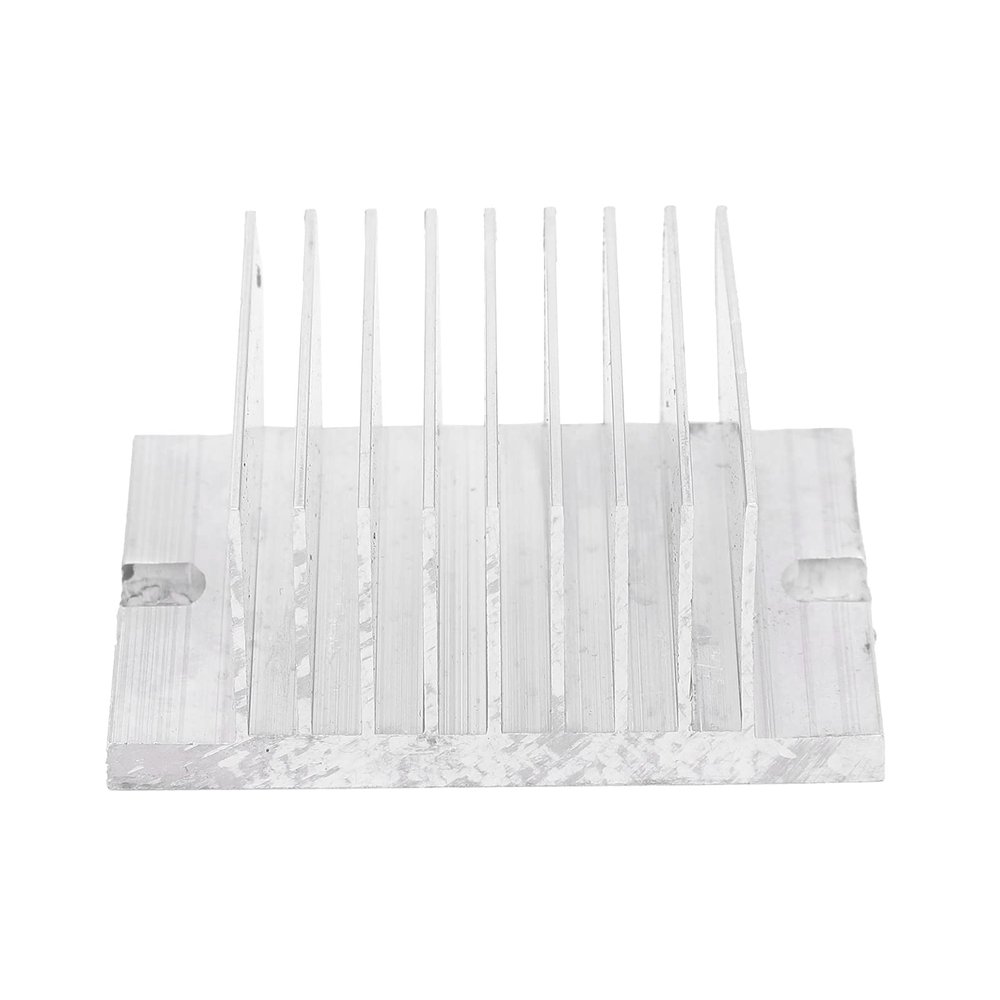 Heat Sink Aluminum Radiator High Power Heating Module Cooling Electronic Equipment Silver 60x45x25mm