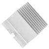 Heat Sink Aluminum Radiator High Power Heating Module Cooling Electronic Equipment Silver 60x45x25mm view 2
