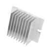Heat Sink Aluminum Radiator High Power Heating Module Cooling Electronic Equipment Silver 60x45x25mm view 4