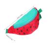 CONGARTENO Watermelon Shaped Crossbody Bag for Kids Cute Nylon Sling Pouch for Boys and Girls Lightweight Toddler Travel Fanny Pack Adjustable Strap view 2