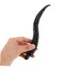 CATIEBYE 4 Pairs Faux Antlers: DIY Plastic Animal Horns - 21cm Large Horn Decorations for Costumes Home Decor & Art Projects - Creative Supplies for Hair Pin view 4