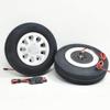 TYXTTGY RC Airplane Light Electric Brake with 2 Pcs Diameter 158mm Wide 52mm Wheels (8mm Axle)(for Jets Up to 25kg) view 1