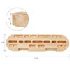 BKNROIHB Versatile Wooden Climbing Hangboard for Finger and Grip Strength Training view 2