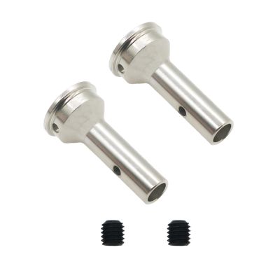 2X #45 Steel CVD Axle, 8x33.5mm for 1/7 for ARR-MA 6S for MOJ-AVE 1/8 for TYP-HON 6S Upgrades Parts(Silver)