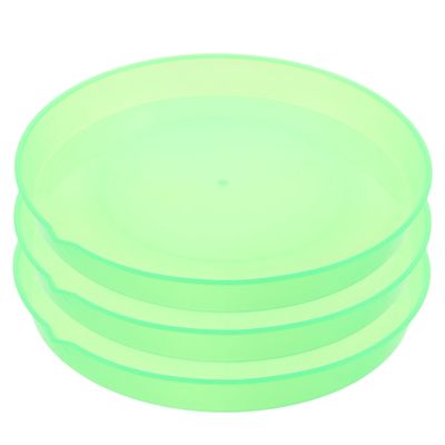 ERINGOGO 3pcs Bubble Game Tray: Playtime Bubble Rings Plate for Kids - Playing Solution Soap Water Tray Outdoor Toys for Summer Fun Parties Family Activities