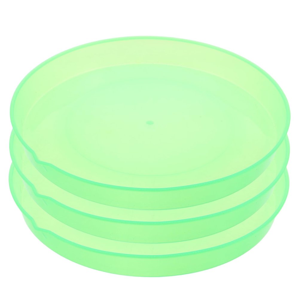 ERINGOGO 3pcs Bubble Game Tray: Playtime Bubble Rings Plate for Kids - Playing Solution Soap Water Tray Outdoor Toys for Summer Fun Parties Family Activities