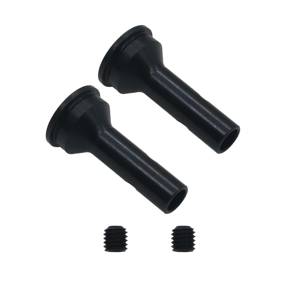 2X #45 Steel CVD Axle, 8x33.5mm for 1/7 for ARR-MA 6S for MOJ-AVE 1/8 for TYP-HON 6S Upgrades Parts(Black)