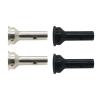 2X #45 Steel CVD Axle, 8x33.5mm for 1/7 for ARR-MA 6S for MOJ-AVE 1/8 for TYP-HON 6S Upgrades Parts(Black) view 2