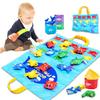 Count Learning Montessori Toys for Toddlers 3 Year Old Cloth Toddler Fishing Game with Stacking Cups,Baby Toy 12-18 Months 1 2 Year Old Boy Girl Gifts (Ocean Animal) view 1