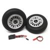 TYXTTGY RC Airplane Electric Brake with 2 Pcs Diameter 136mm Wide 36mm Wheels (8mm Axle)(Planes Up to 30kg) for RC Model Fixed Wing view 2