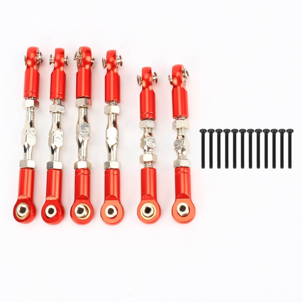 Alloy TURNBUCKLE Set Linkages Tie Rod for 1/10 for ARR-MA 3s&for M-EGA for Big for Rock 3S 1/8 for TYP-HON Upgrades Parts