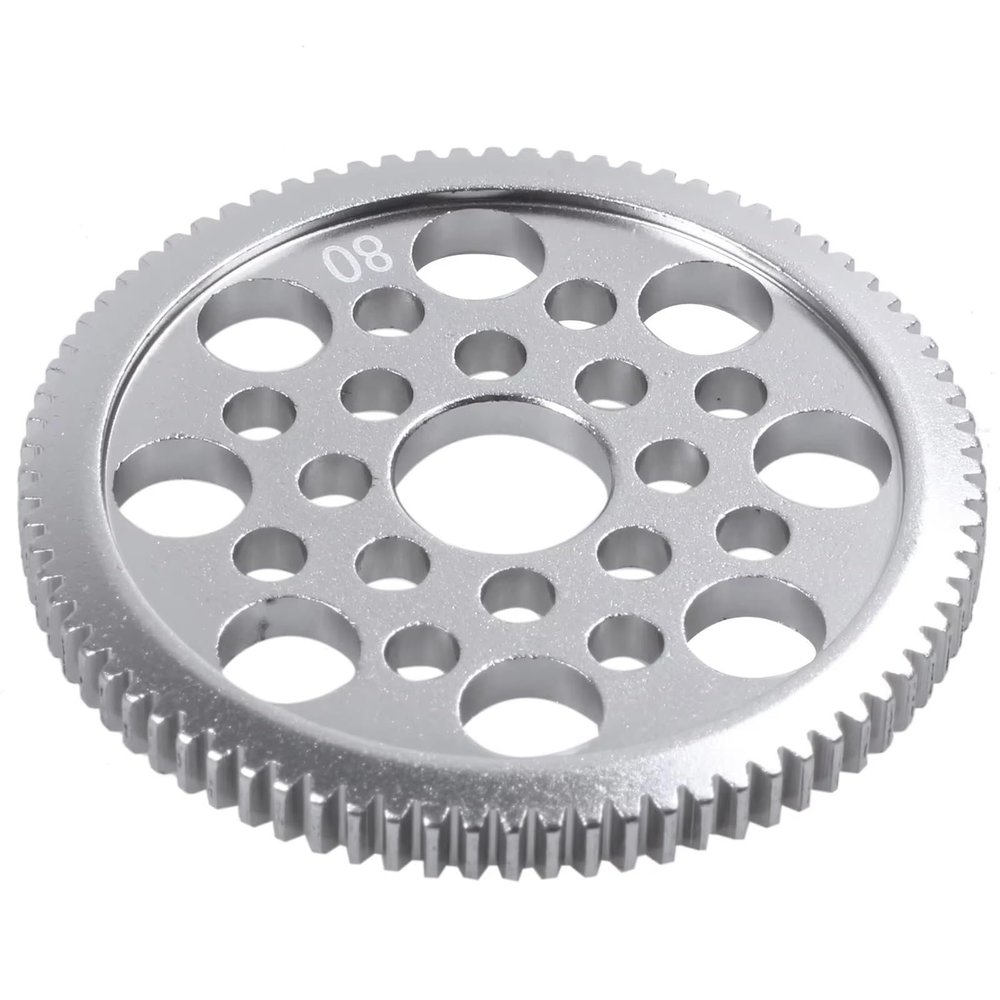 RC Repair Parts Compatible with Sakura D3 Cs S Xi for XIS 1/10 Drift for Racing Car Aluminum Alloy 48p Spur Gear 80t Upgrade Parts