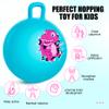INPODAK Hopper Ball 18 Inch Bouncy Ball with Handle for Kids, Hippity Hop Jumping Bounce Hopping Toy for Boys Girls Ages 3-6 Includes Pump and Gift Box Great Gift for Birthday (Blue) view 3